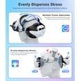 thumbnail image 5 of VR Head Strap Compatible with Meta Quest 3/3S/2, Adjustable Elite Strap Replacement Intended for Quest 4 Head Strap, Enhanced VR Accessories Support Comfort Reduce Pressure Extend Playtime, 5 of 8