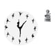 thumbnail image 1 of Reloj de pared con diseño de bailarina de ballet, silencioso, decorativo, para cocina, oficina, hogar, estatua de Guan Yin, figura de Kuanyin, Feng Sh, 1 of 8