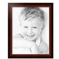 thumbnail image 2 of ArtToFrames 15" x 19" Honors Mahogany with Black Picture Frame, 15x19 inch Brown Wood Poster Frame (WOM-5154), 3 Pack, 2 of 6