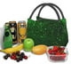 thumbnail image 3 of Fotbe Green Sparkling Bolsa Térmica Portátil con Estampado, Bolsa de Entrega de Alimentos Aislada, Bolsa Reutilizable de Gran Capacidad para Comidas y Supermercado, 3 of 6