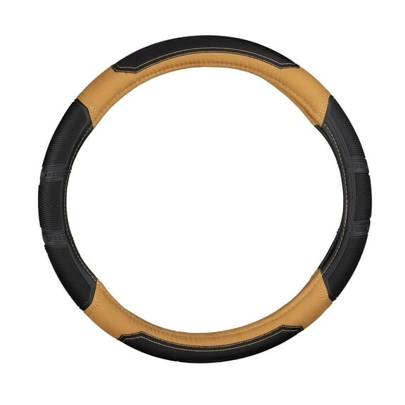 Genuine Dickies Rugged Protection Carpenter Steering Wheel Cover, Brown/Black, 1 lb