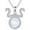 Taurus, variant on Zodiac Symbol Pendants Opal Pendant Necklace,925 Sterling Silver Hypoallergenic Necklacefor Women,Opal Jewelry Birthday Gifts for Women Her