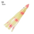 thumbnail image 2 of NIBOLOG 5Pcs/Set 9cm Luminous Soft Octopus-Shaped Fake Baits Faux Lure Fishing Tackle, 2 of 8