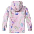 thumbnail image 3 of SonxaHe Toddler Girl Waterproof Jacket Fleece Lined Zip Up Hooded Jacket Warm Thickened Outdoor Softshell Raincoat Pink,Sized 2-3, 3 of 8