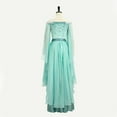 thumbnail image 4 of DAIZBELLA Medieval Renaissance Dress for Women Retro Gradient Strapless Dress, S, 4 of 8