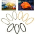 thumbnail image 3 of 9Pcs Spring Ring Buckles, 3 Colors High Grade Alloy Anchoring Hardware for Backpacks, Key Rings, Chains, Ropes, Camping, Hiking, Fishing, Pets, 3 of 7
