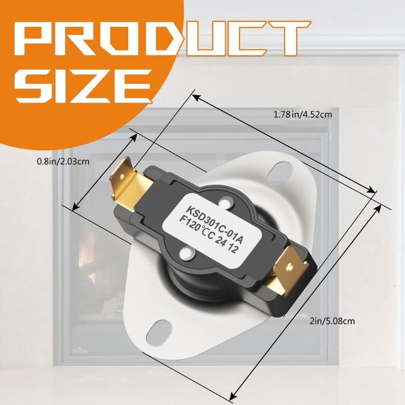 CEORPER 2511F002-201 Furnace Temperature Limit Switches Snap Disc Thermostat Switches