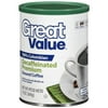 Great Value: Decaffeinated Premium Ground Coffee, 13 Oz