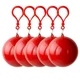 thumbnail image 1 of Typpkmm Mini Rain Ponchos, Heavy Duty Waterproof Raincoats for Adults, Portable Pack of 4, Red, 1 of 7