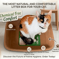 thumbnail image 6 of Word Travel - Friendly Disposable Cat Litter Box - 5 Pack Small Molded Pulp Single Use Easy Clean., 6 of 11