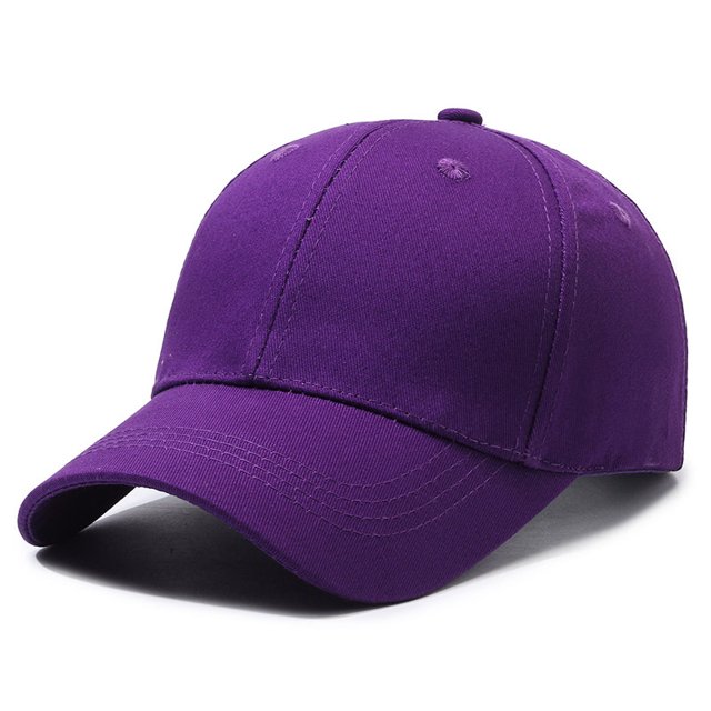 Granjero Gordo Juego de 2 gorras deportivas ajustadas Baceball, color morado