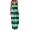 thumbnail image 1 of SMihono Robe d'Été Bohème pour Femmes Grande Taille Robes d'Été Décontractées Boho Imprimé Cerceau Robe Longue Maxi de Plage avec Poches, 1 of 5
