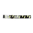 thumbnail image 2 of Oodles Polyester Lightning Bolt Adjustable Fashion Dog Collar, Black, Medium, 2 of 9