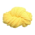 thumbnail image 1 of Hilo de chenilla grueso, lavable, calibre 7, hilo de felpa, fibras acrílicas, hilo voluminoso Amarillo, 1 of 9