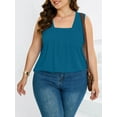 thumbnail image 2 of Oryer Womens Plus Size Tank Tops Sleeveless Tunic Blouses Loose Fit Tops, 2 of 6