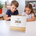thumbnail image 6 of 2026 Mini Desk Calendar, Office Desktop Calendar with Thickened Paper, Triangular Stand, and Versatile Design, for Planning, , and Home Decor, 6 of 6