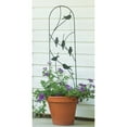 thumbnail image 2 of Panacea Perching Birds Pot Trellis, Black, 40"H, 2 of 2
