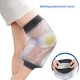 thumbnail image 3 of Cubierta impermeable para ducha Seitruly transparente para yeso rodilla pierna reutilizable, 3 of 6