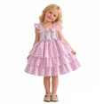thumbnail image 1 of Robe de Pâques Bébé Fille Robe Brodée Lapin Sans Manches Robes Petite Fille 12-18 Mois, 1 of 6