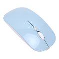 thumbnail image 4 of Ratón inalámbrico de 2,4 G, 2 modos, 1600 DPI, ratón óptico portátil con nanorreceptor USB para oficina, hogar, ordenador portátil, teléfono, color azul, 4 of 5