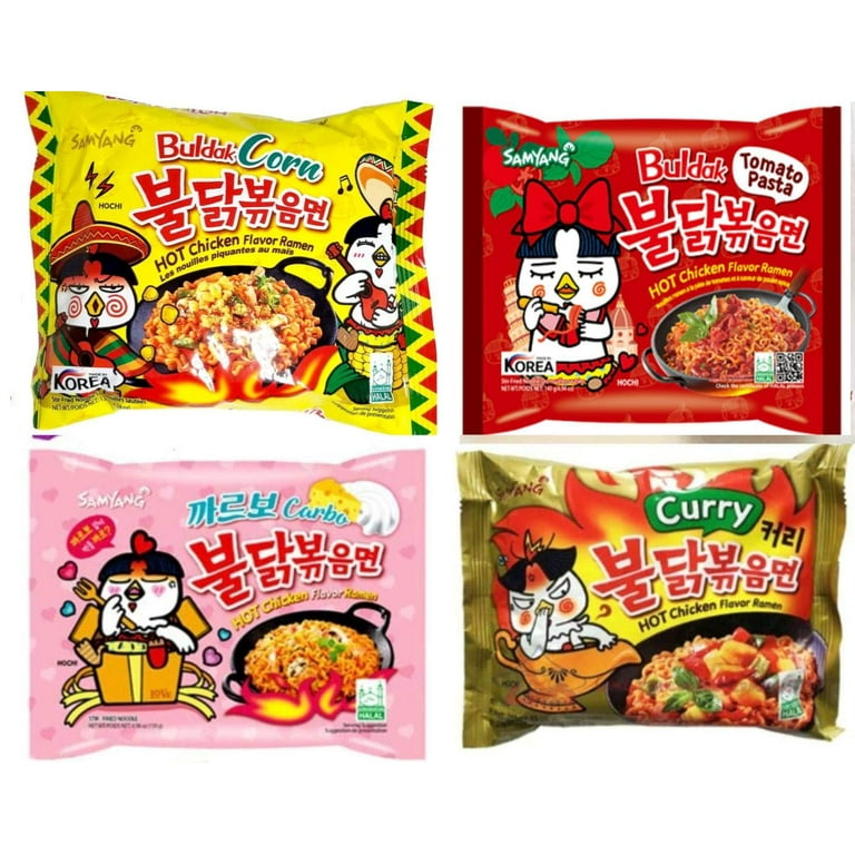 ✓[SAMYANG] Korean Spicy HOT Chicken Flavor Buldak Ramen Noodle- 6 Flavors✓
