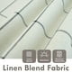 thumbnail image 5 of Cortinas DriftAway 100% opacas de lino a cuadros para ventanas, 2 unidades, 5 of 9