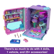 Polly Pocket Dolls Pollyville Resort Roll Away Playset