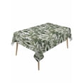 thumbnail image 2 of Green Tropical Leaves Tablecloth Rectangle Table Cloth 60x120, Waterproof Tablecloth Outdoor Table Cloth, Summer Palm Trees Botanical Washable Table Cover for Kitchen Dinning Party, 2 of 8