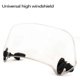 thumbnail image 5 of Transparent Color Universal Motorcycle Adjustable Windshield Extended Windshield Spoiler Air Wind Deflector, 5 of 5