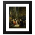 thumbnail image 2 of Jacob Joseph Eeckhout 20x24 Black Modern Framed Museum Art Print Titled - The Wedding of Jacoba of Bavaria, Countess of Holland, and Jan Iv, Duke of Brabant, 10 March 1418 (1839), 2 of 5