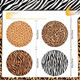 thumbnail image 6 of Jungle Zoo Animal Print Party Supplies, Disposable Jungle Safari Animal Print Paper Plates and Napkins for Birthday Party, Baby Shower and Jungle Safari Themed Party, Serve 48, 6 of 7