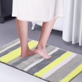 thumbnail image 2 of Alfombra de baño absorbente antideslizante, alfombra de baño de microfibra, alfombra de baño, alfombra de baño absorbente antideslizante, amarillo 40*60 cm ER, 2 of 5