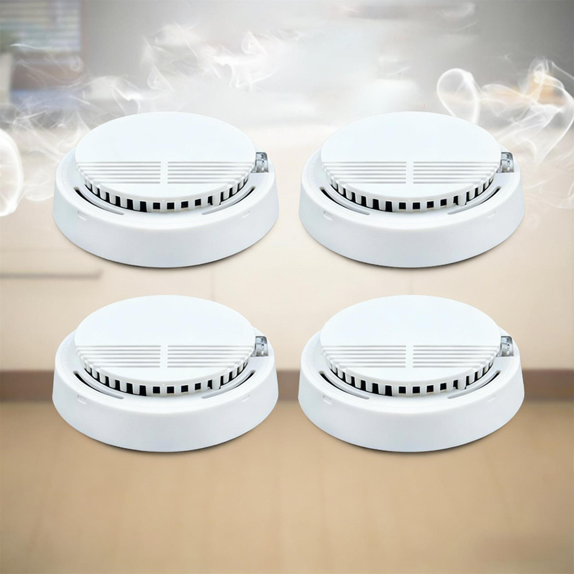 AsterOutdoor 4-Pack Smoke Detector Alarm Sensors