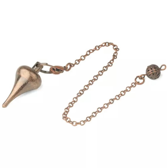 Metal Pendulum Pendant For Necklace Dowsing Cone Pyramid Pendule Amulet Reiki