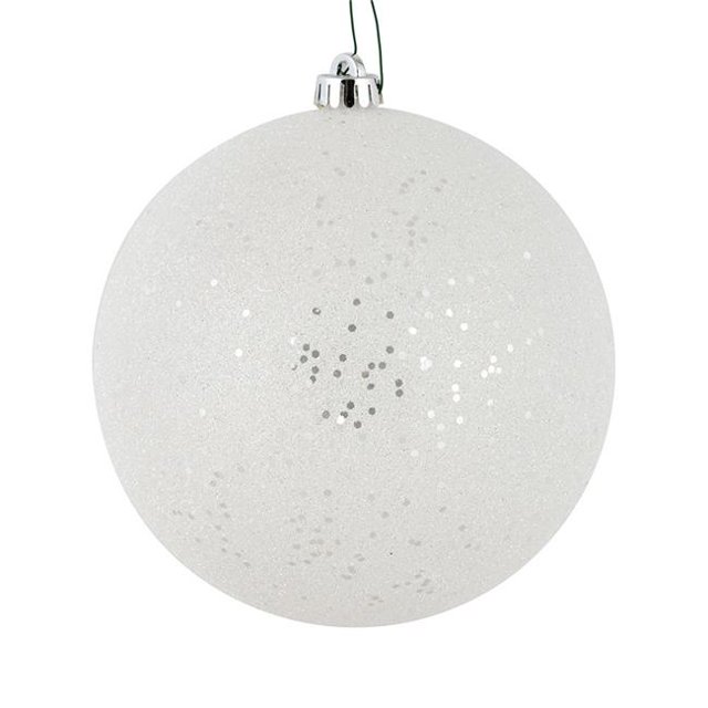 Vickerman N184011 Boule Blanche Pailletée Claire 3 Po. 12 par Sac