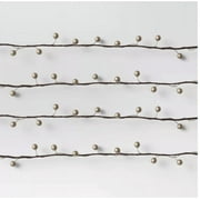 Holly Berry Garland with Gold LED Fairy Lights - Room Essentials