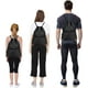 thumbnail image 3 of Bolsa con cordón para mujer y hombre, bolsa deportiva impermeable, mochila con cordón, bolsa deportiva para gimnasio, mochila grande resistente al agua, bolsillo exterior con cremallera, 3 of 7