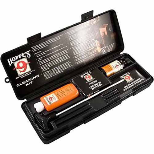 Hoppe's Pistol Cleaning Kit with Aluminum Rod, .38/.357/9mm Caliber