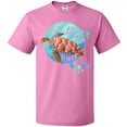 thumbnail image 3 of Inktastic Vero Beach, Florida Swimming Sea Turtle with Bubbles T-Shirt, 3 of 5