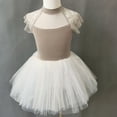 thumbnail image 2 of Toddler Dress Toddler Kids Girls Suspenders Glitter Dance Dress Ballet Tutu Dress Leotard Ballerina Outfit Baby Dress Grey 7 Years-8 Years, 2 of 4