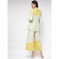 thumbnail image 3 of Zima Leto Women's Solid Colorblock Blazer With Matching Pants Set, 3 of 11
