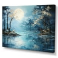 thumbnail image 2 of Designart "Reflections of Serenity Blue Lake Beauty III" Landscapes Wall Art Print, 2 of 5
