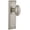 Satin Nickel, variant on Grandeur 814152 Fifth Avenue Solid Brass Privacy Door Knob Set - Brass