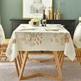 thumbnail image 3 of 1Piece Lavable Nappe Vinyle Toile de Table Easy-Clean Résistant à l'Huile Coton Lin Fade-Résistant Arbre de Noël Motif Couverture, 3 of 12