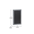 thumbnail image 4 of 17 Inch Wall Hanging Chalkboard, Memo Board, Eraser, Gray, 4 of 4