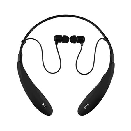 Bluetooth® Wireless Headphones and Mic-Black - Walmart.com