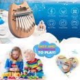 thumbnail image 4 of Agiferg Mini 8 Keys Super Mini Kalimba Thumb Piano, Magic Clear Finger Piano, 4 of 9