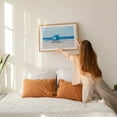 thumbnail image 2 of Serene 16 Shores - Oceanside California Photography Beach Ocean Coast Surf Minimalist Beach House Coastal Oak Framed Wall Art Print 5 x 7 inches, 2 of 6