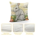 thumbnail image 4 of Nawypu Easter Pillow Covers Bunny Eggs Happy Easter Pillow Case Decorative Colorful Rabbit Spring Welcome Cushion Covers Farmhouse Holiday Party Decor for Outdoor Indoor Home Sofa Couch, 4 of 5