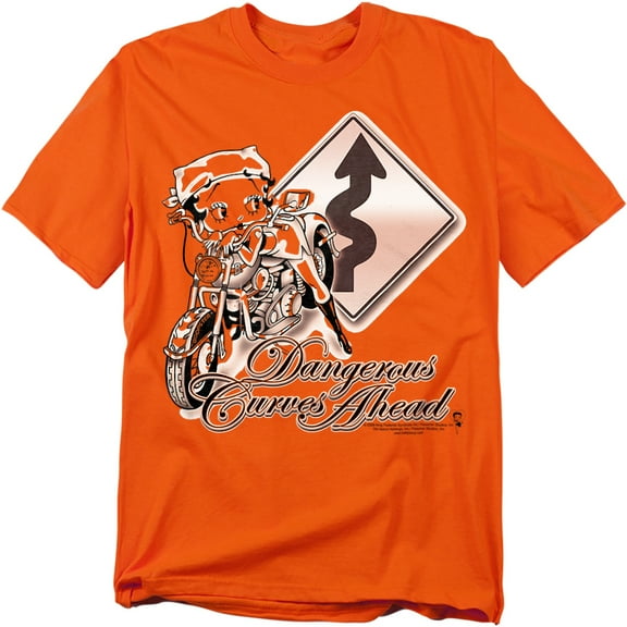 Betty Boop T-Shirt Dangerous Curves Unisex Graphic Tee For Men & Women